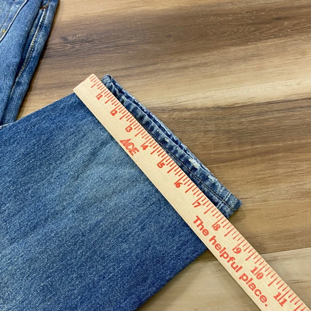 Polo Ralph Lauren Jeans 33x30 Classic Fit Distressed Cotton Denim Blue Straight